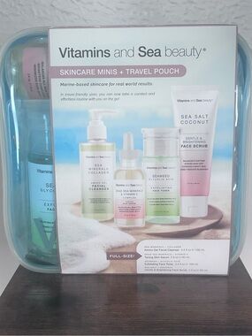 Vitamins and Sea Beauty Skincare + Travel Pouch
